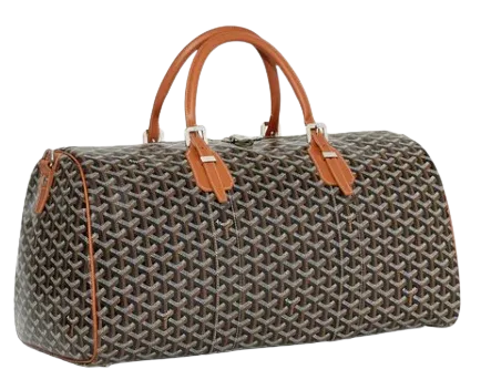 Goyard 'Black & Tan' 50 Boston Duffle Bag