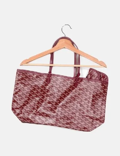 GOYARD Bolso shopper morado detalle cartera