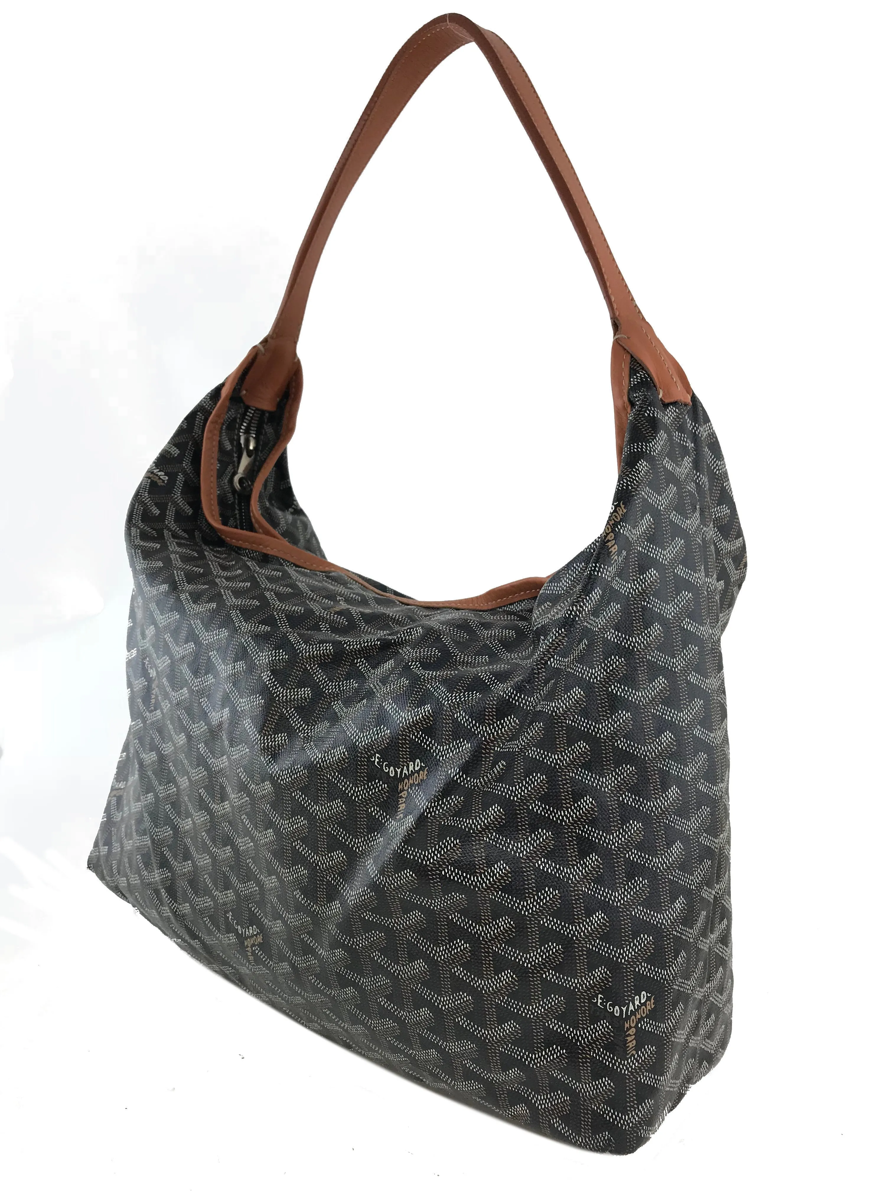 Goyard Chevron Fidji Zip Hobo