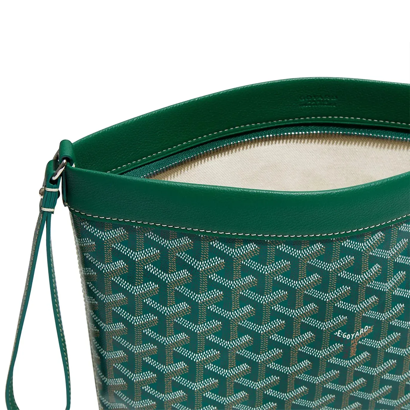 Goyard Conti Green Pouch