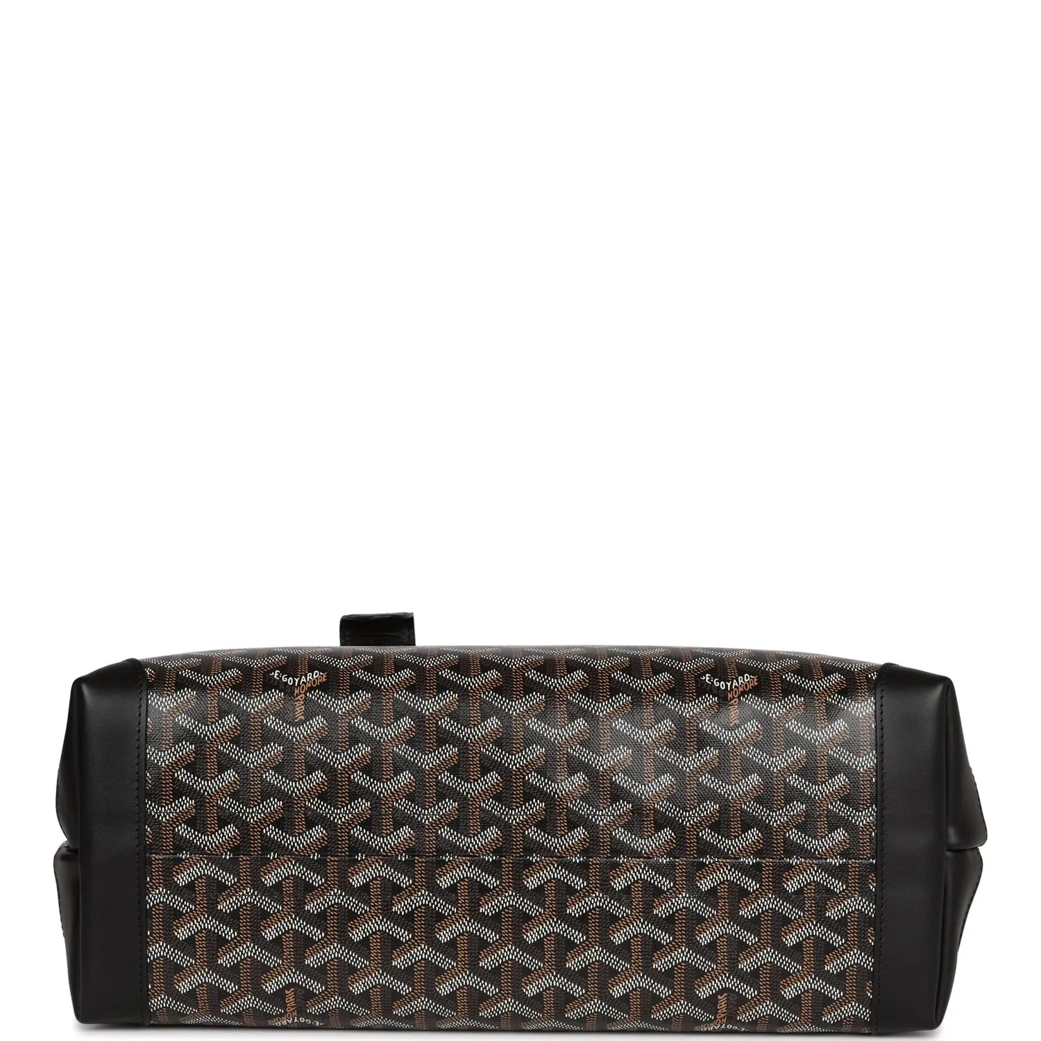 Goyard Goyardine Black Bellechasse PM Bag Palladium Hardware