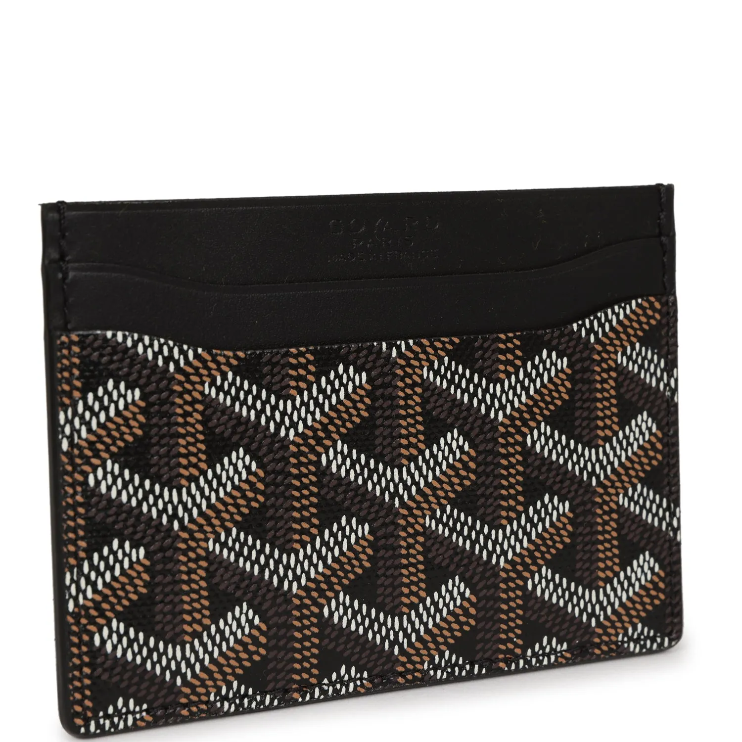 Goyard Goyardine Black Saint-Sulpice Card Wallet