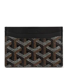 Goyard Goyardine Black Saint-Sulpice Card Wallet