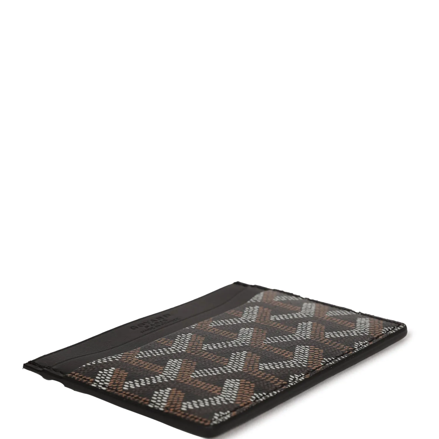 Goyard Goyardine Black Saint-Sulpice Card Wallet