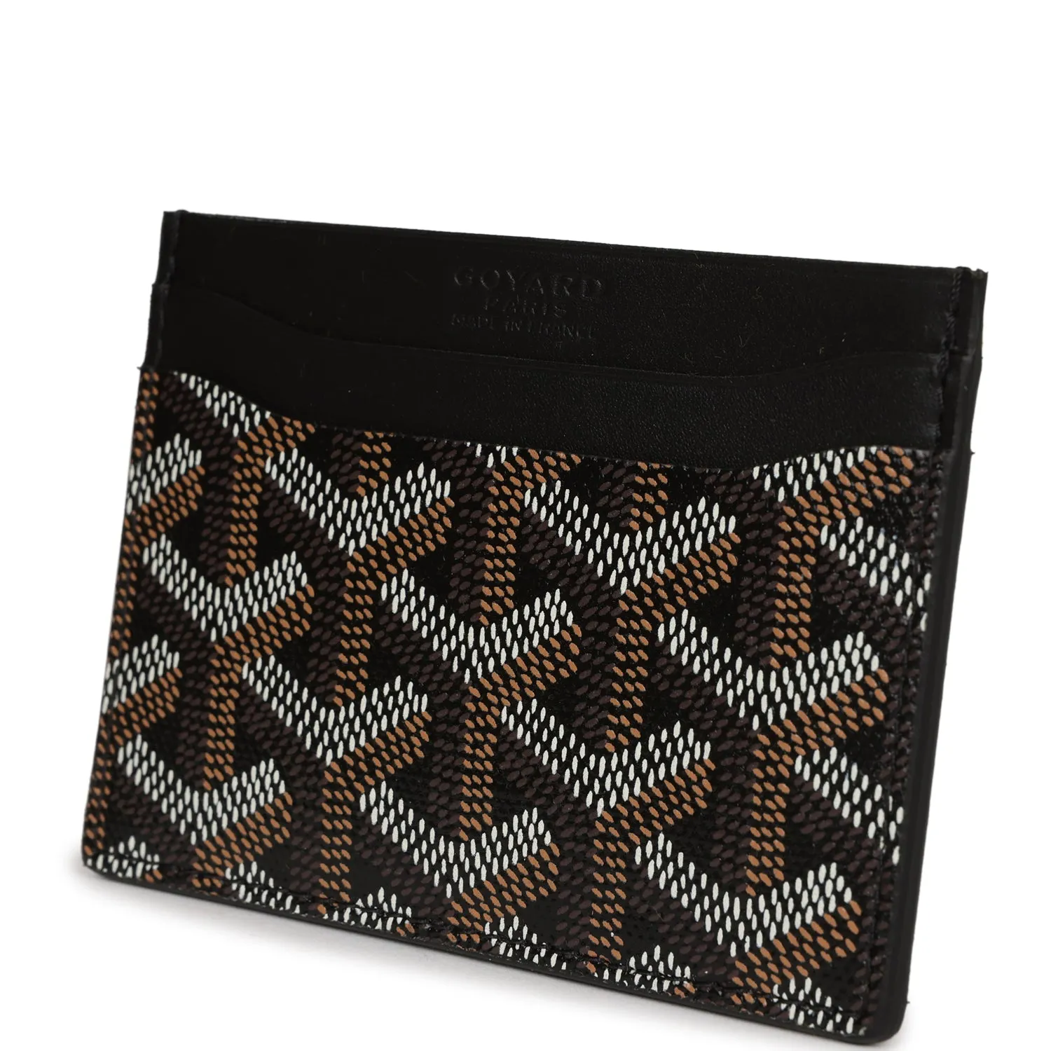 Goyard Goyardine Black Saint-Sulpice Card Wallet