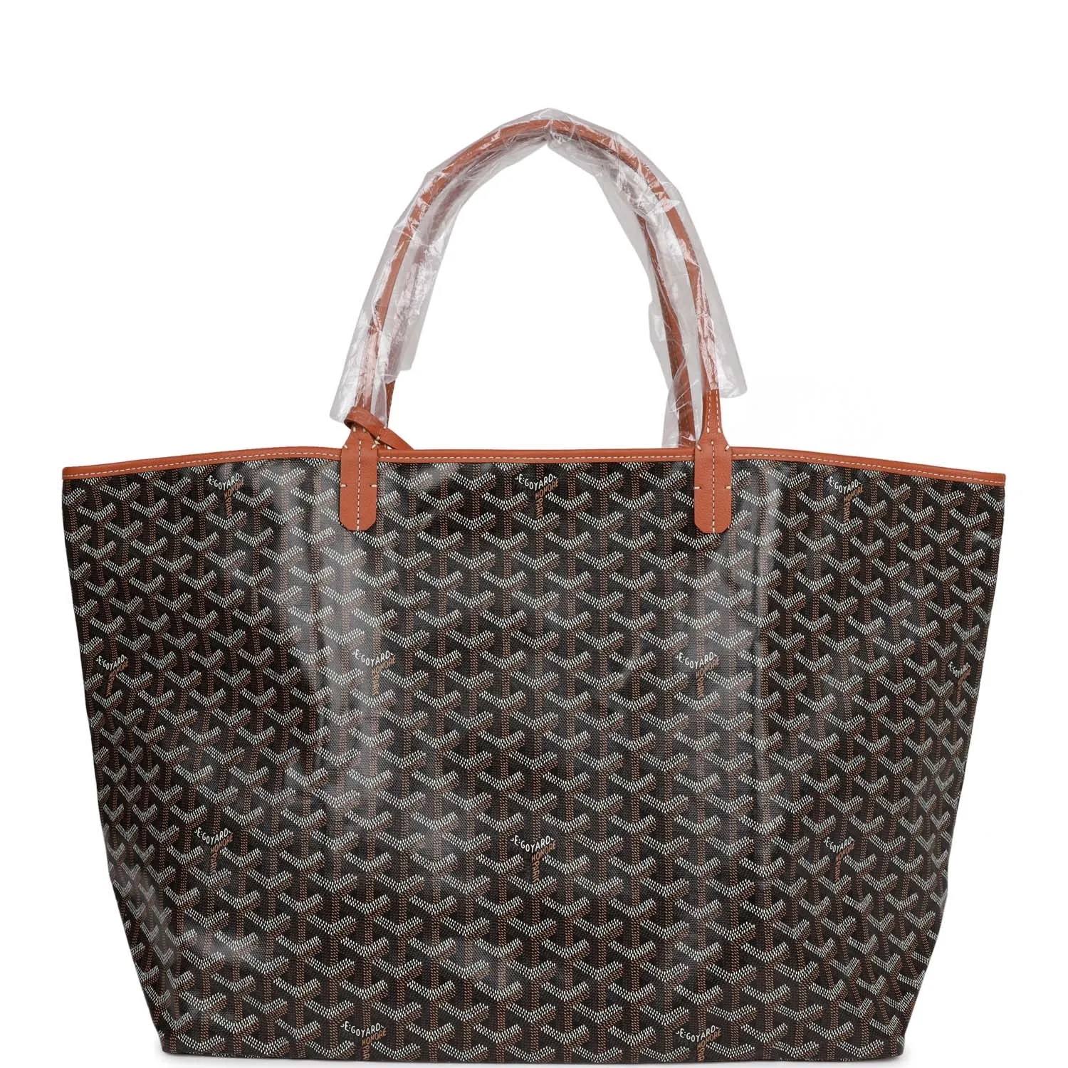 Goyard Goyardine Black St. Louis GM Tote Bag Palladium Hardware