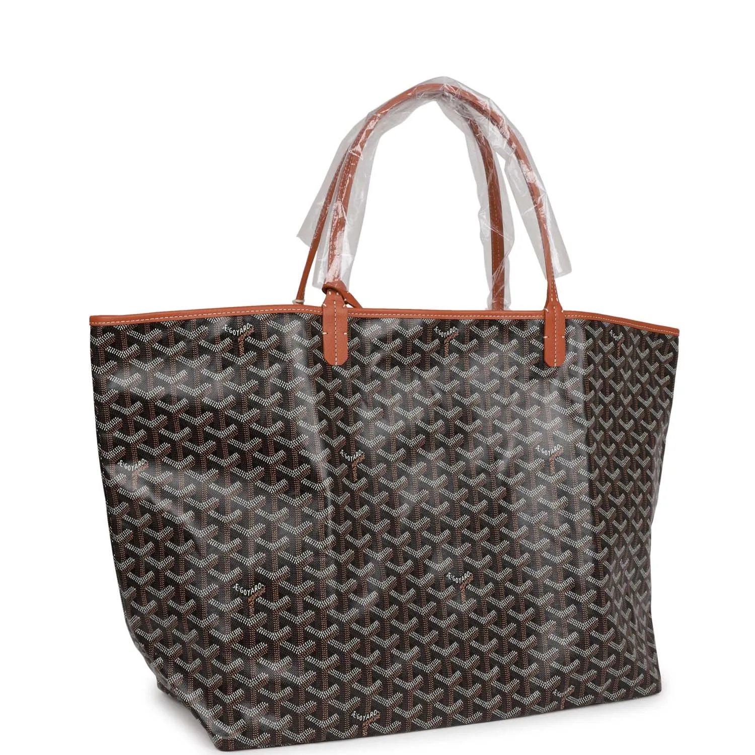 Goyard Goyardine Black St. Louis GM Tote Bag Palladium Hardware