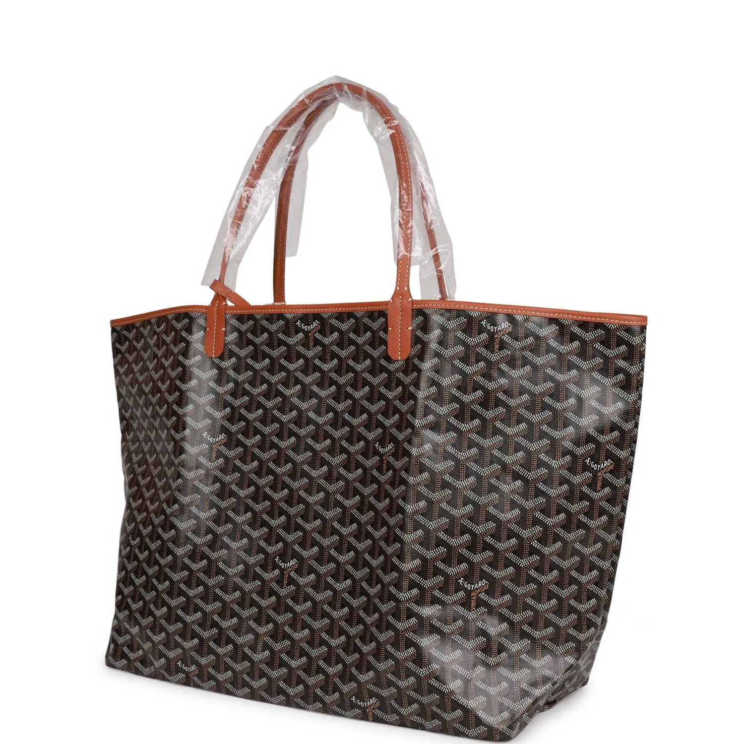 Goyard Goyardine Black St. Louis GM Tote Bag Palladium Hardware