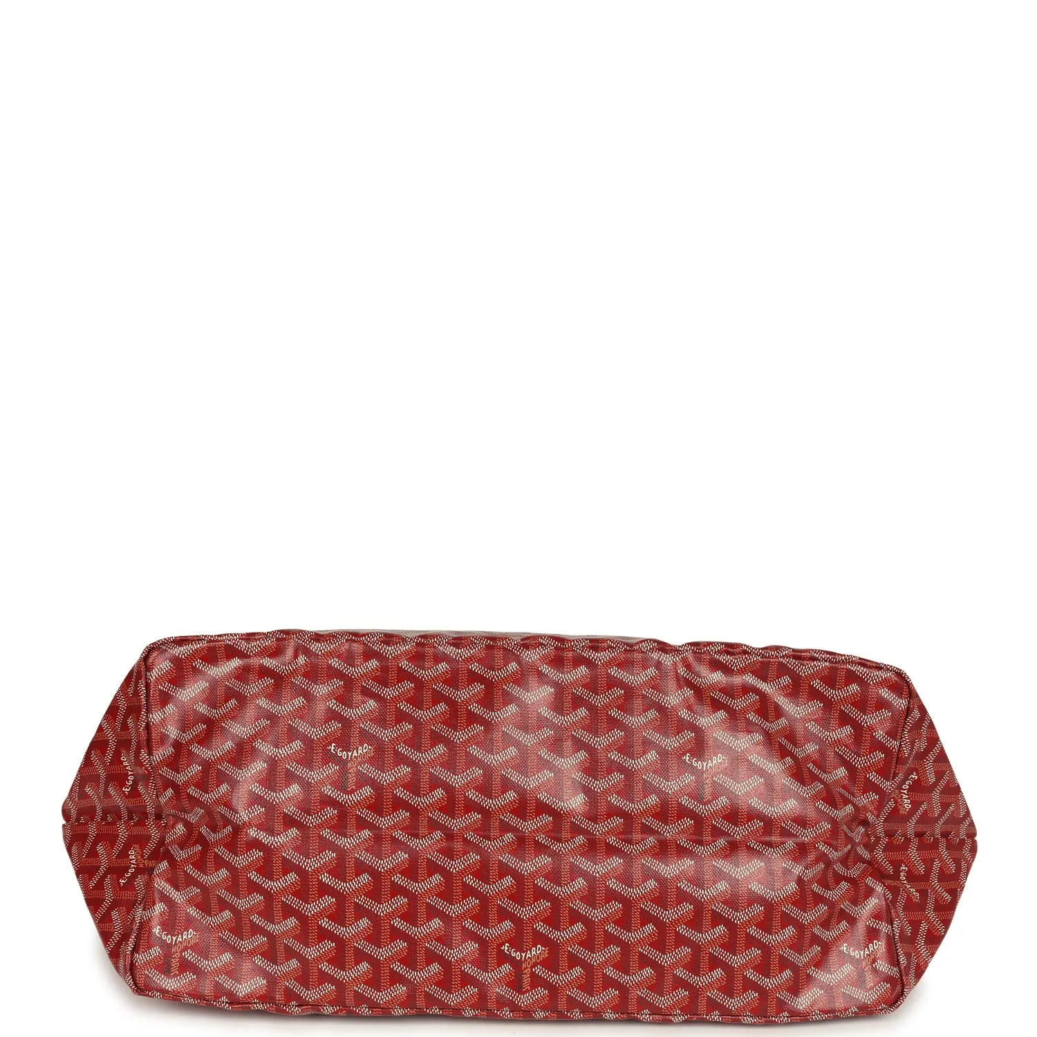 Goyard Goyardine Red St. Louis GM Tote Bag Palladium Hardware