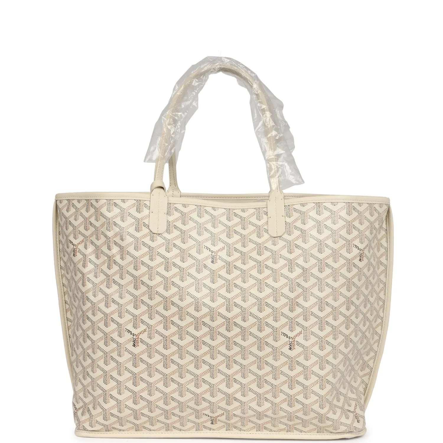 Goyard Goyardine Sand Anjou PM Embroidered Seahorse Bag Palladium Hardware