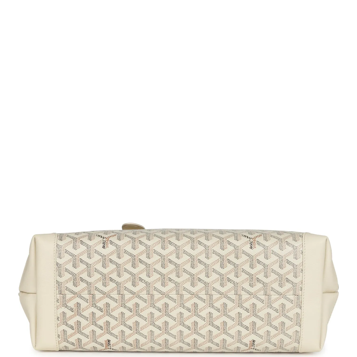 Goyard Goyardine Sand Bellechasse PM Bag Palladium Hardware