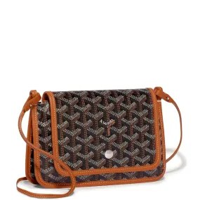 Goyard Plumet Pocket Black Tan Wallet