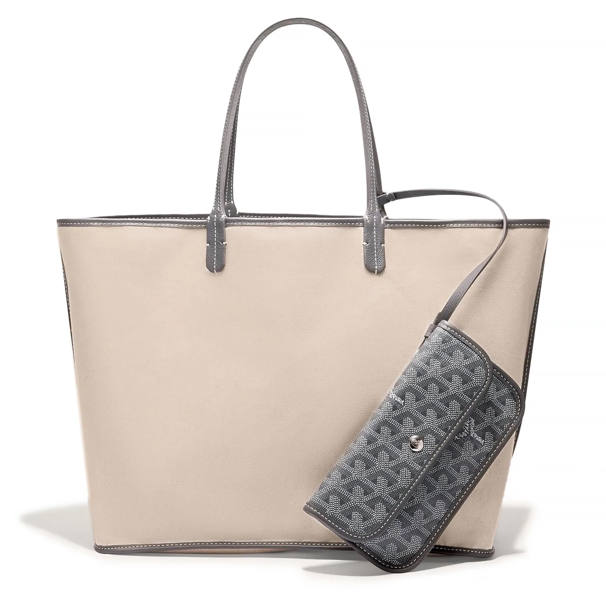 Goyard Saint Louis PM Grey Tote Bag