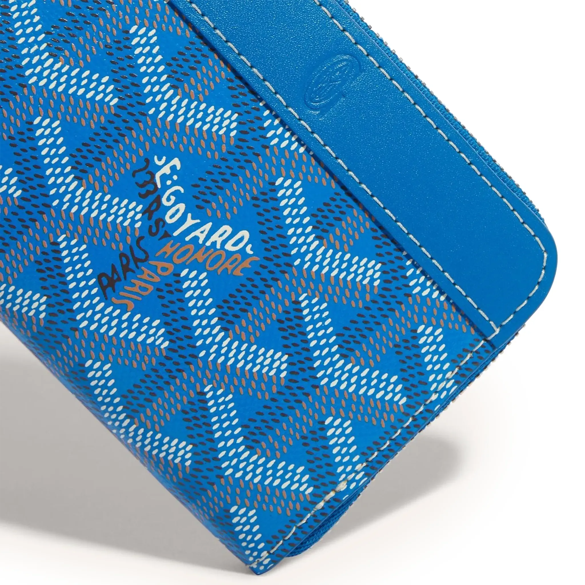 Goyard Sky Blue Mini Wallet Matignon