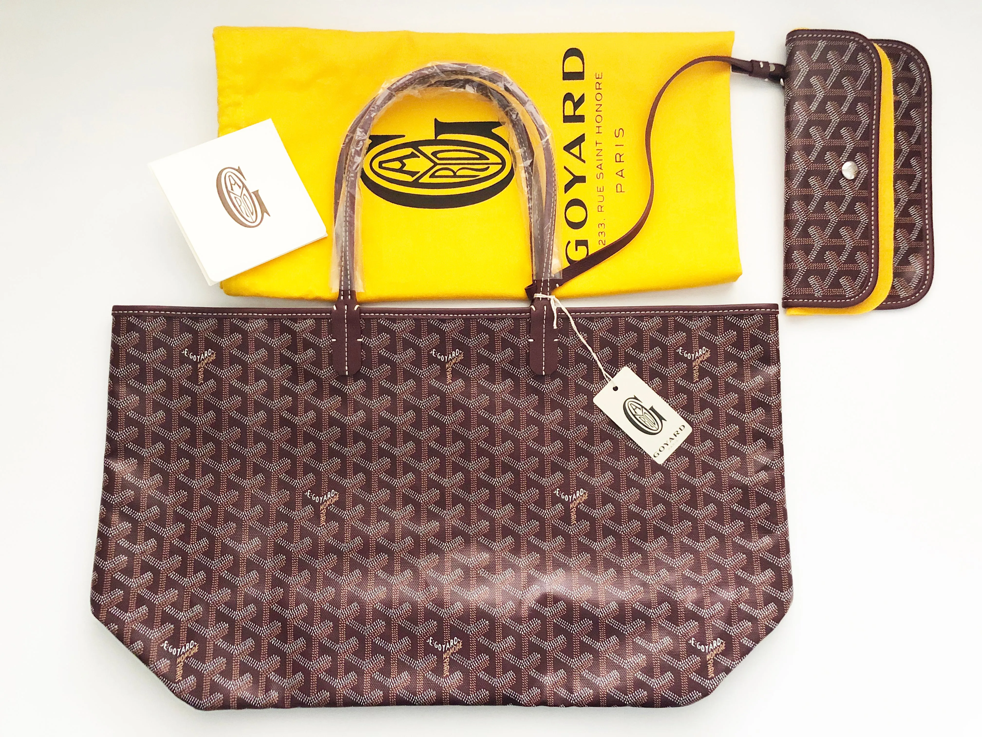 Goyard St. Louis Burgundy PM Tote NWT - Buy Online Now