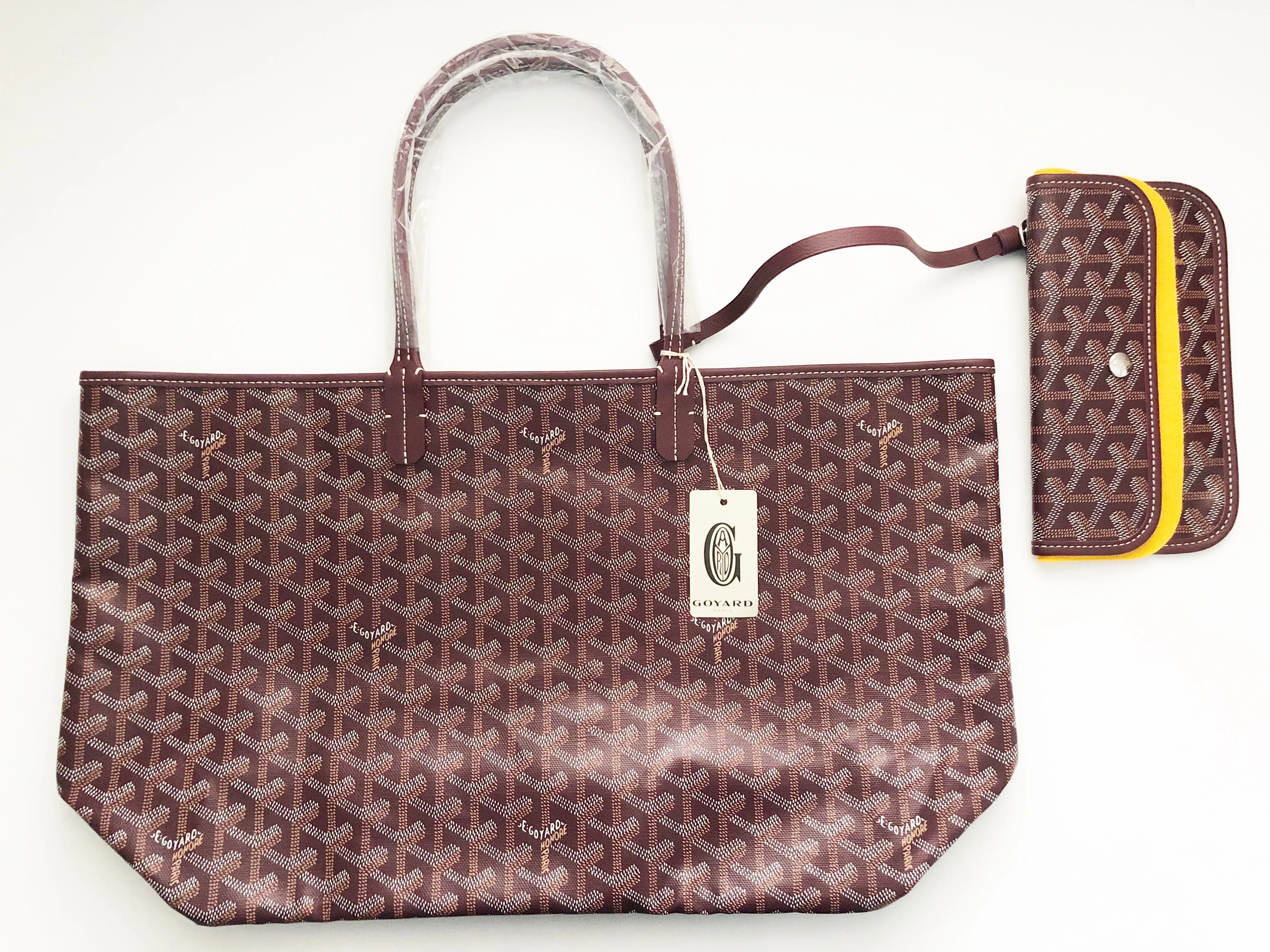 Goyard St. Louis Burgundy PM Tote NWT - Buy Online Now