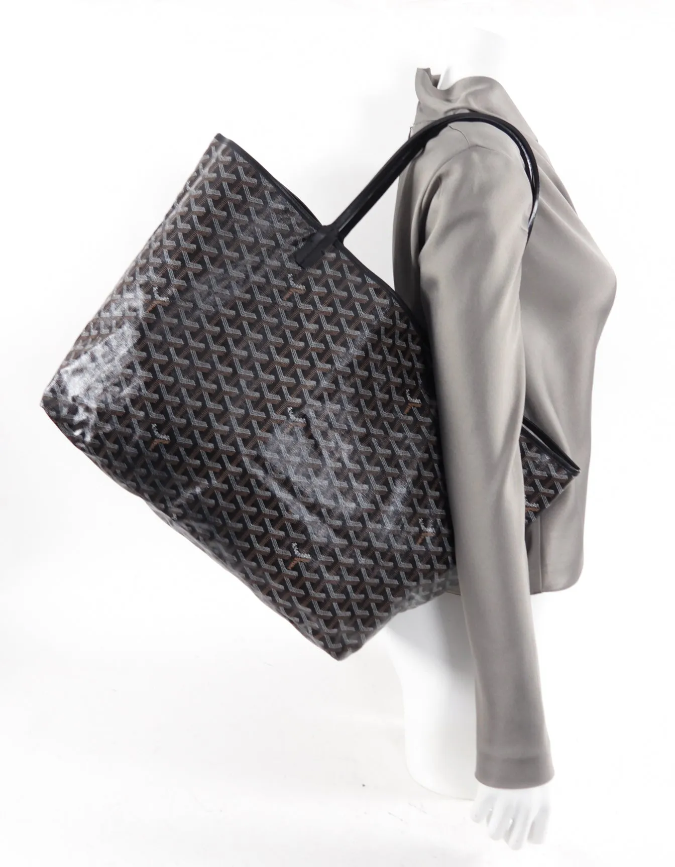 Goyard St. Louis Goyardine GM Tote Bag Pouch - Shop Now