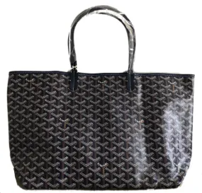 Goyard St. Louis PM Tote Navy Blue (New with Tags)