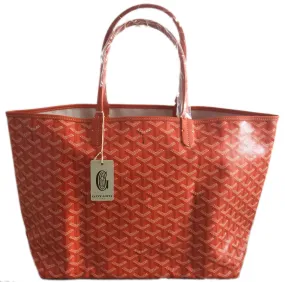 Goyard St.Louis Tote Orange PM New with Tags