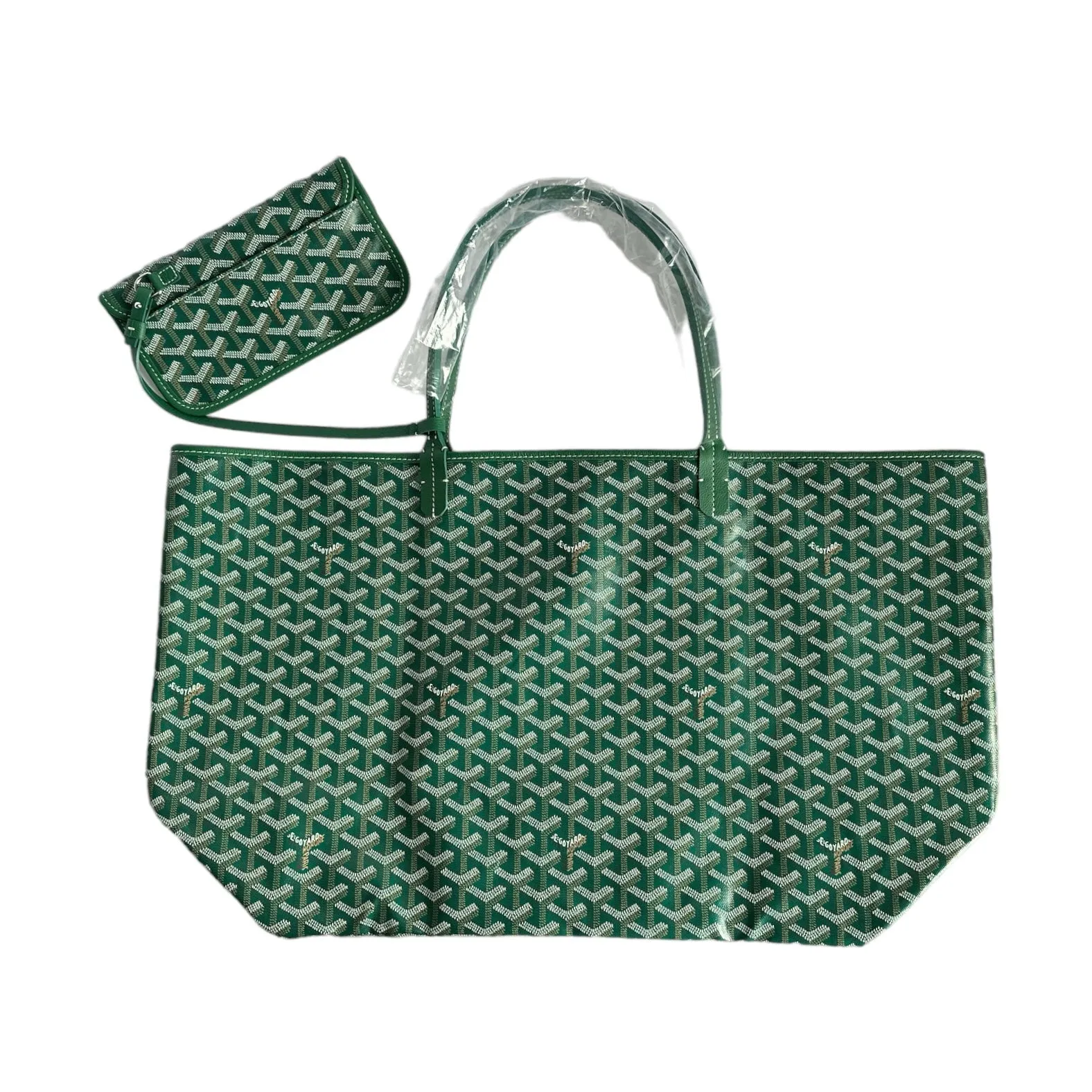 Green Goyard St. Louis GM Tote Bag - New with Tags