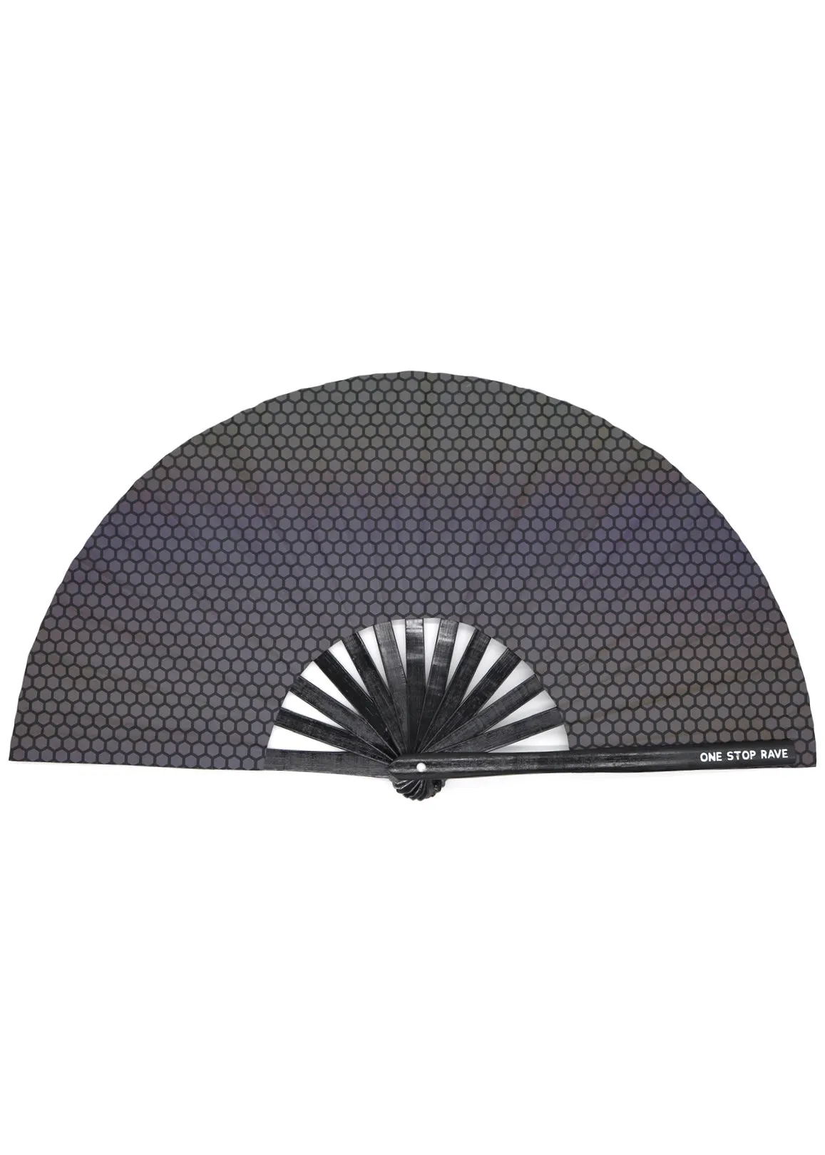 Hex A Rex Reflective Hand Fan