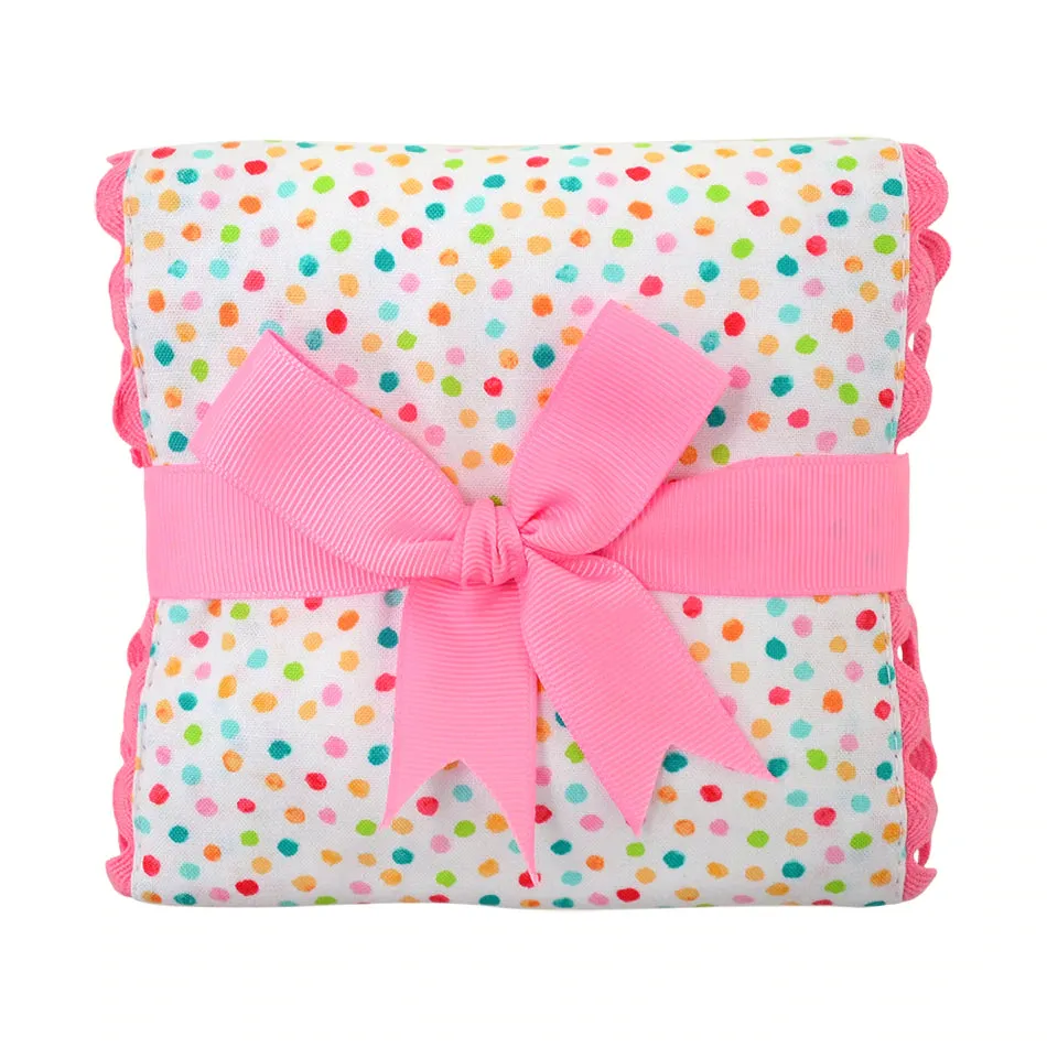 Ice Cream Fancy Fabric Burp Cloth