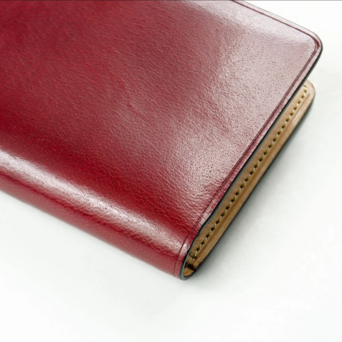 Il Bussetto - Tibetan Red Bi-fold Card Case