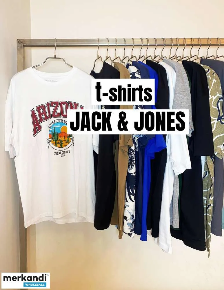 JACK & JONES Clothing Camiseta Primavera/Verano para Hombre Manga Corta Mixta