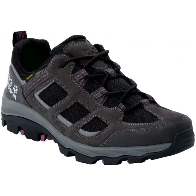 Jack Wolfskin  Womens Vojo 3 Texapore Low W Dark Steel/Purple Waterproof Walking Shoes 4042451_6157