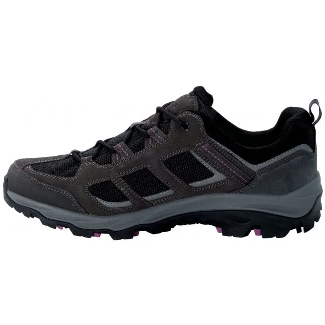 Jack Wolfskin  Womens Vojo 3 Texapore Low W Dark Steel/Purple Waterproof Walking Shoes 4042451_6157