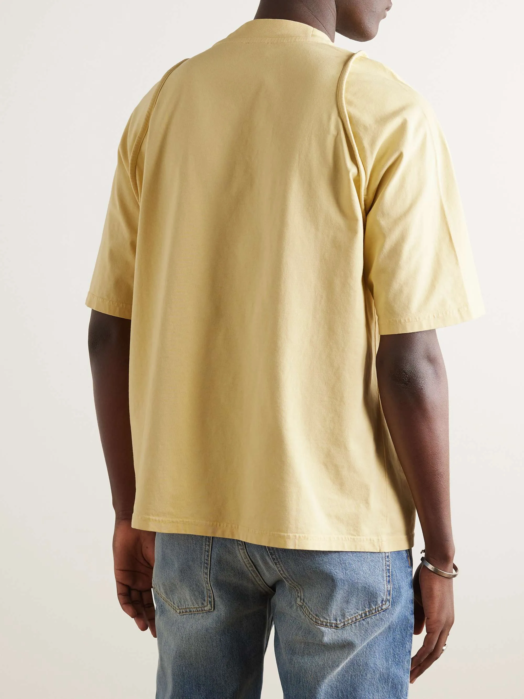 JACQUEMUS | Cotton Logo T-Shirts with Short Sleeves