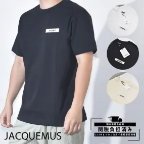 JACQUEMUS  |Crew Neck Street Style Plain Cotton Short Sleeves Logo