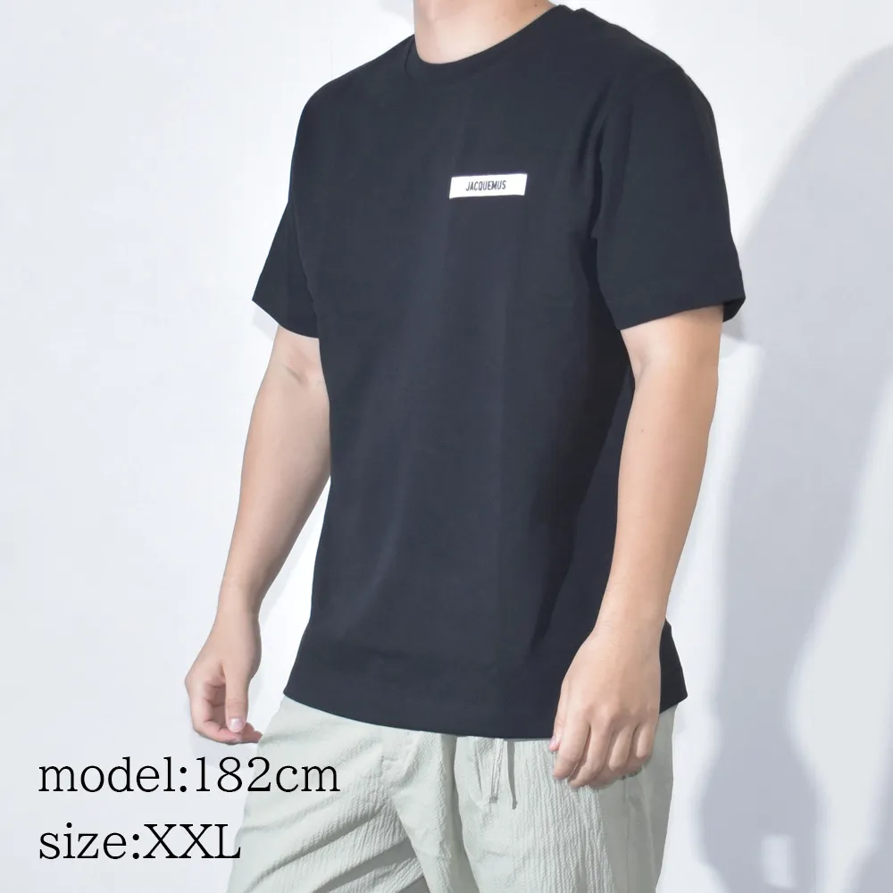 JACQUEMUS  |Crew Neck Street Style Plain Cotton Short Sleeves Logo