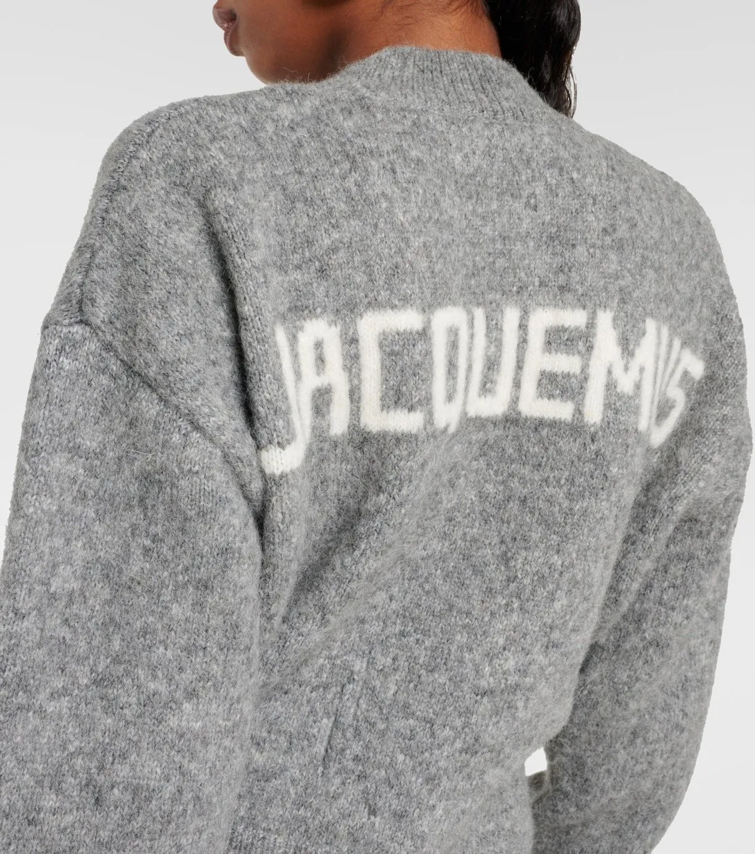 JACQUEMUS Crew Neck Wool Plain Logo V-neck & Crew neck - Best Prices and Deals on Jacquemus Products