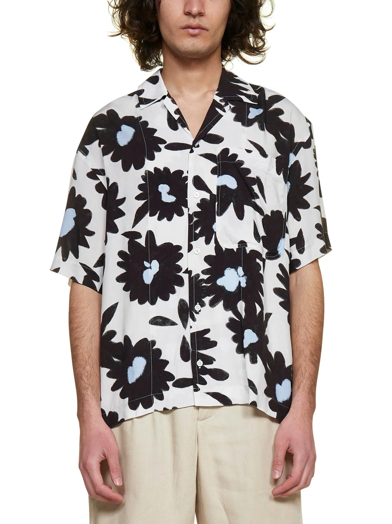 Jacquemus Dark Daisy Short Sleeved Shirt