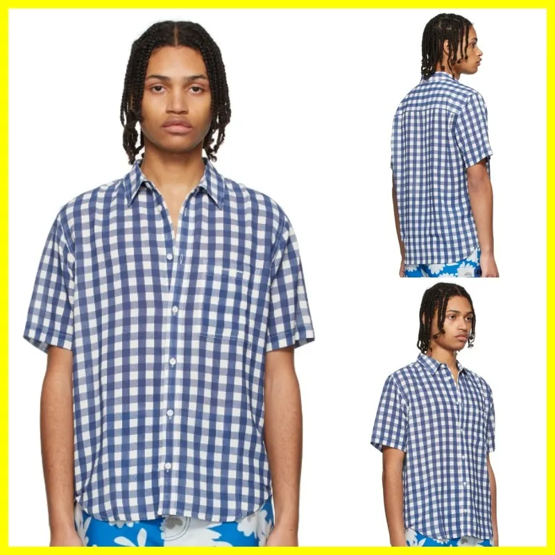 JACQUEMUS Gingham Short Sleeve Shirts