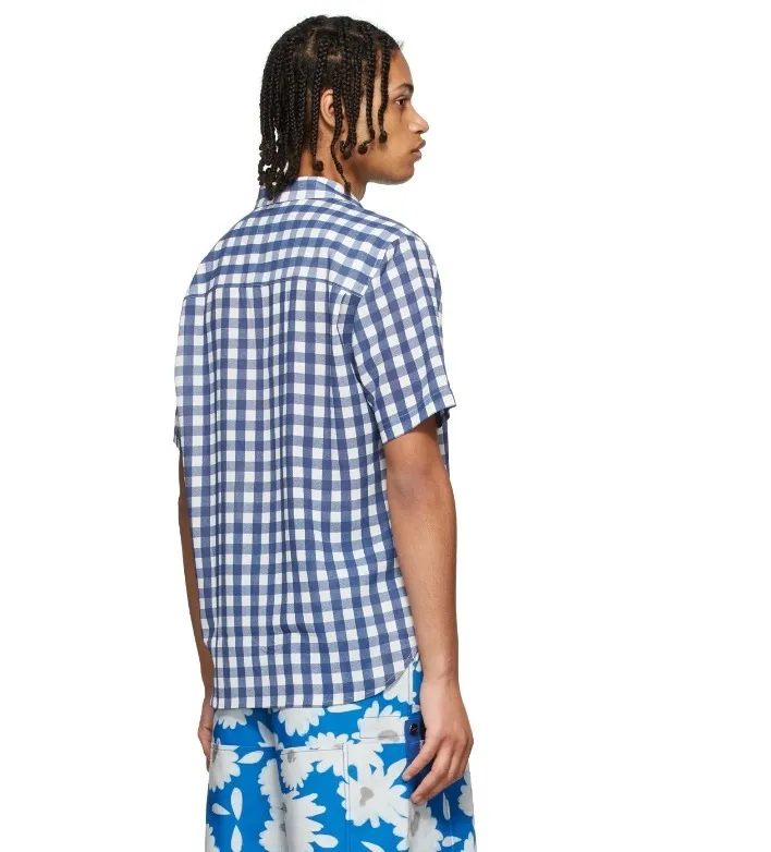 JACQUEMUS Gingham Short Sleeve Shirts