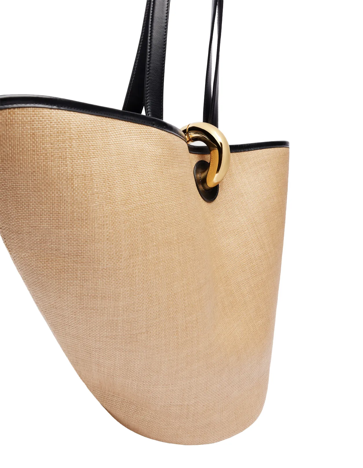 JACQUEMUS Le Bambola Bag In Ivory/Black