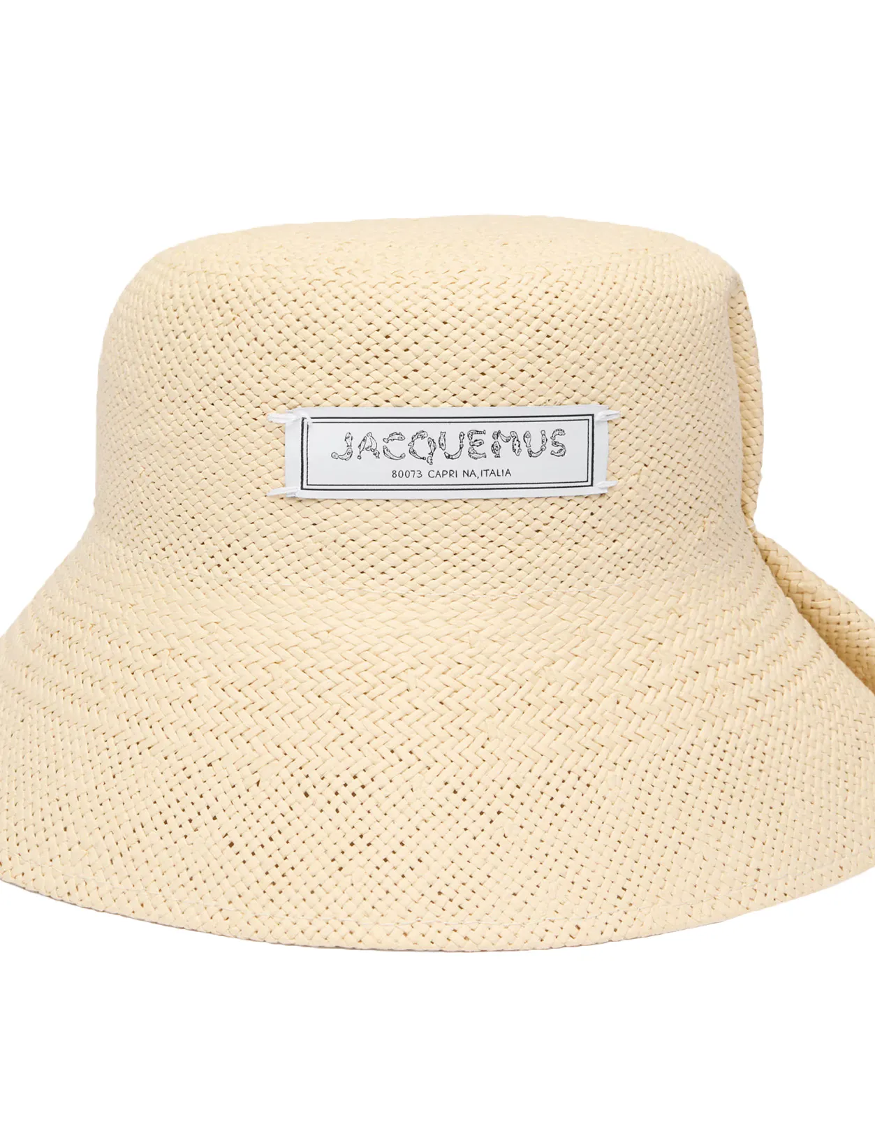 JACQUEMUS Le Chapeau Vela Hat In Natural