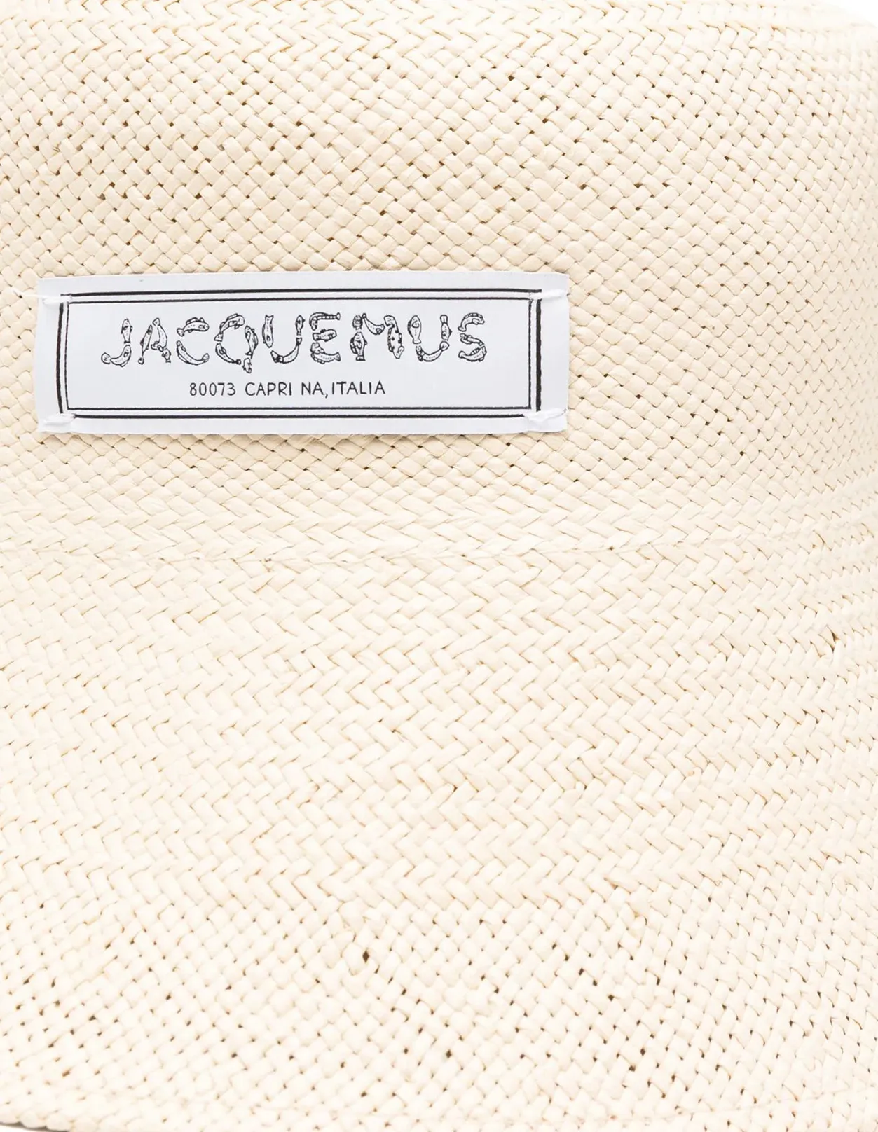 JACQUEMUS Le Chapeau Vela Hat In Natural