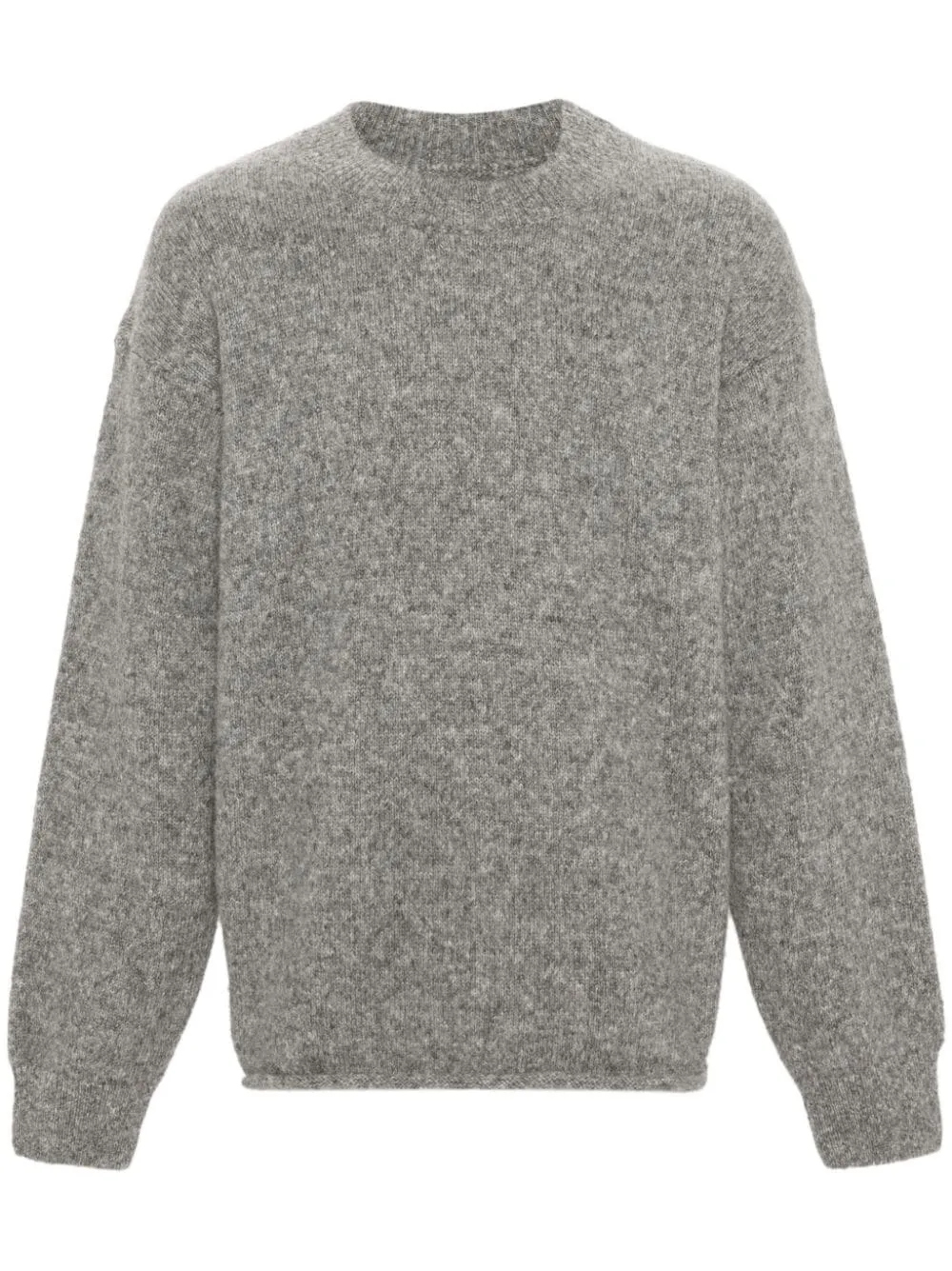 Jacquemus le pull en maille gris