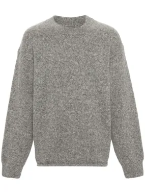 Jacquemus le pull en maille gris