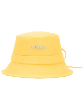 JACQUEMUS Yellow Le Bob Gadjo Hat