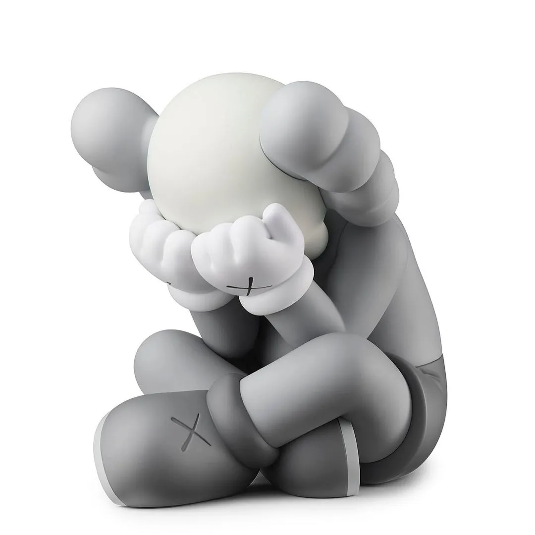 KAWS Separated Vinyl Figure Grey