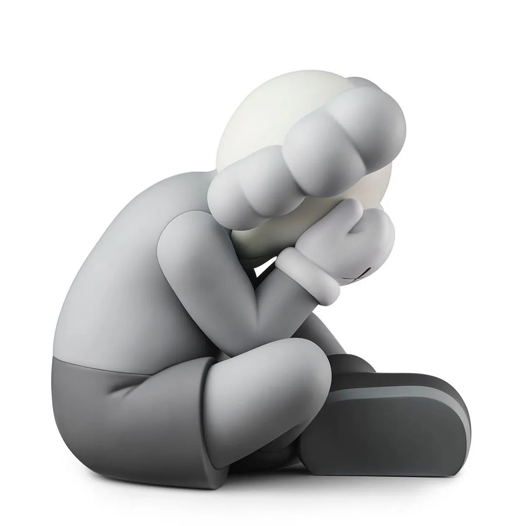 KAWS Separated Vinyl Figure Grey