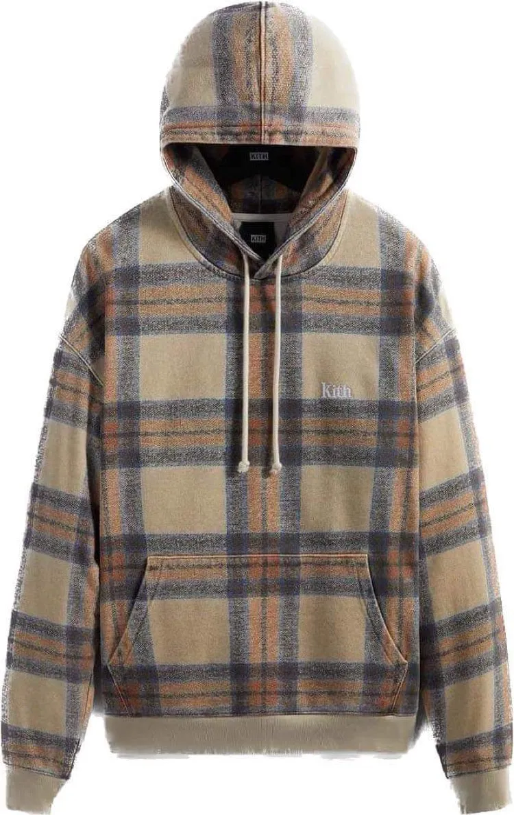 Kith Plaid Williams III Hoodie Canvas