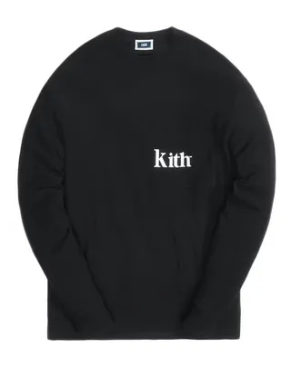 Kith Quinn L/S Tee Black