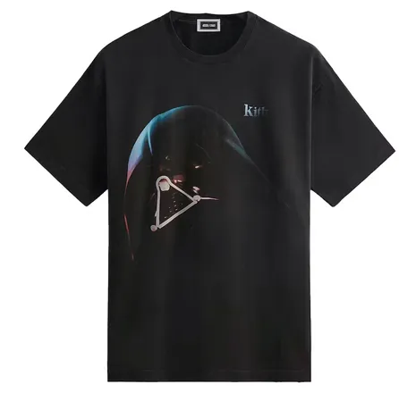 Kith x STAR WARS Darth Vader Helmet Vintage Tee Black PH