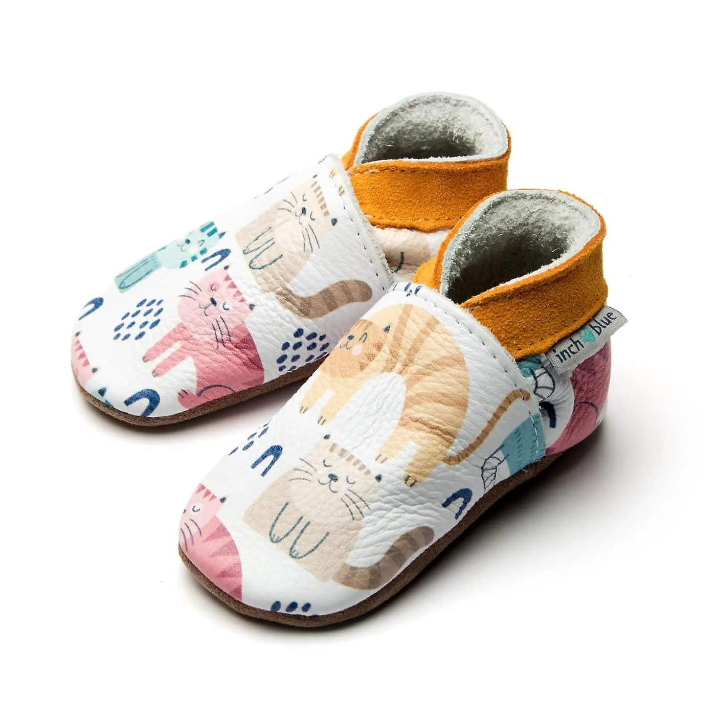 Kitty Club Leather Baby Shoes