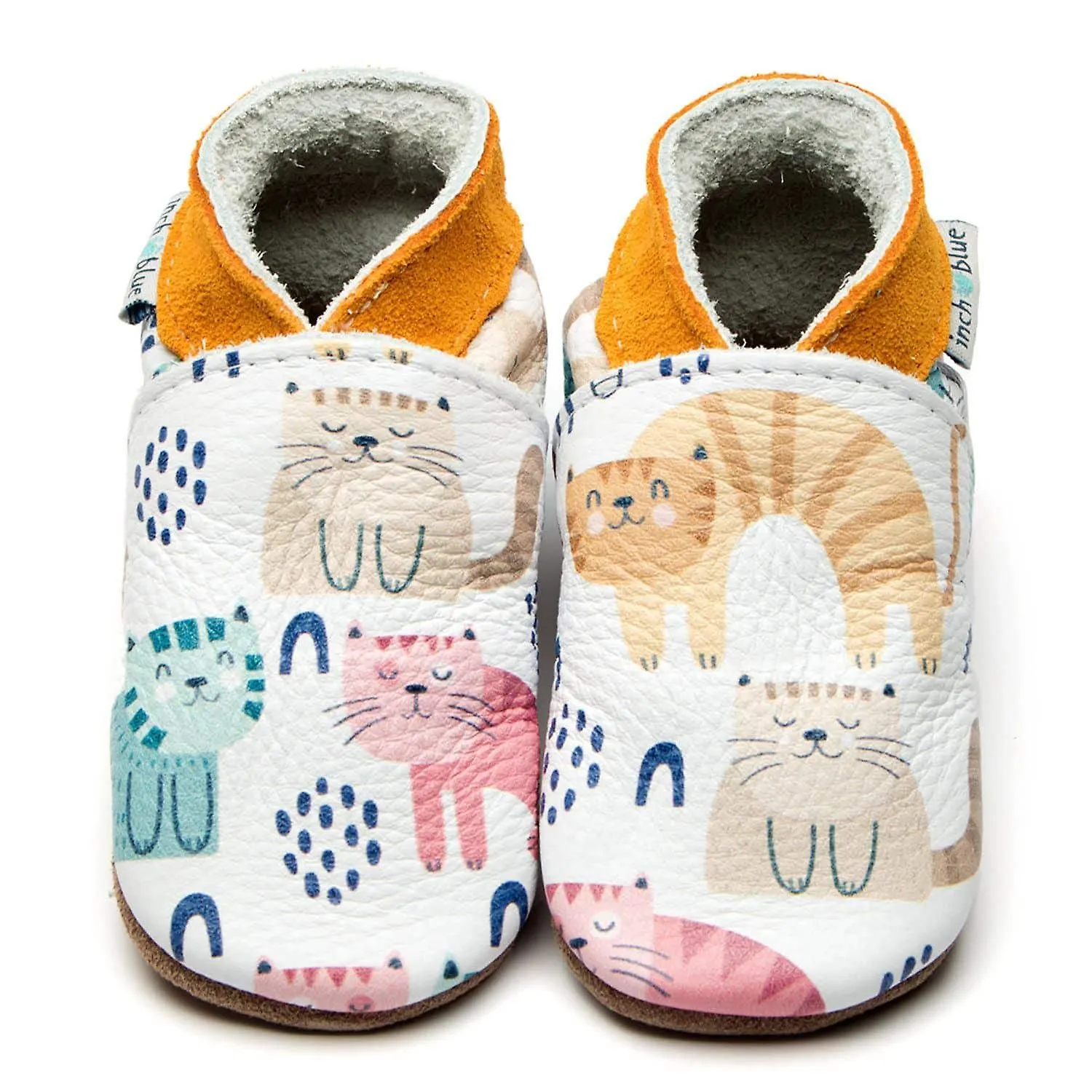 Kitty Club Leather Baby Shoes